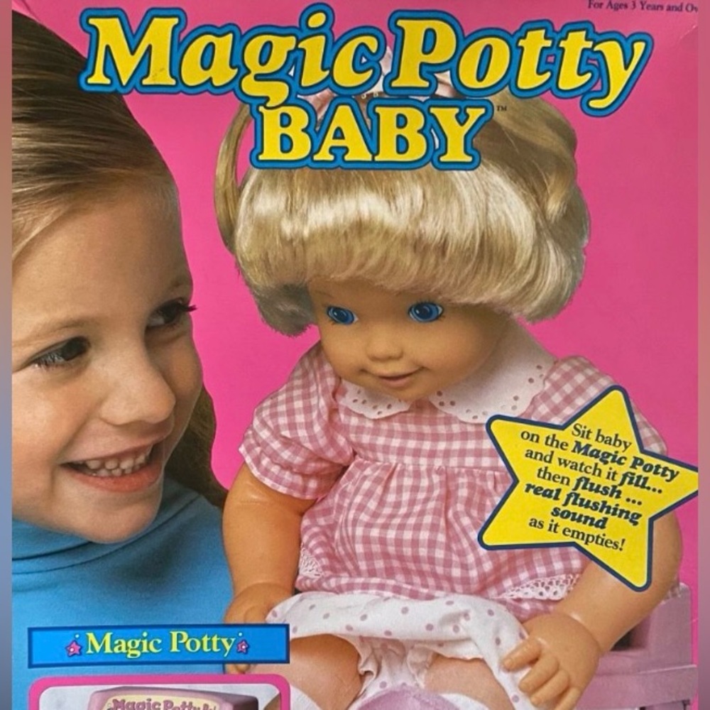 Magic Potty Baby Doll with Pink Outfit